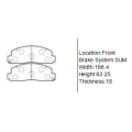 A118WK Brake Pad Set For TOYOTA DYNA 200 Flatbed / Chassis